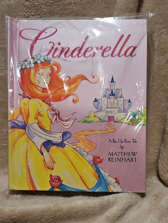 Other - Cinderella Pop-Up Fairy Tale Book - Pink & Yellow Cover